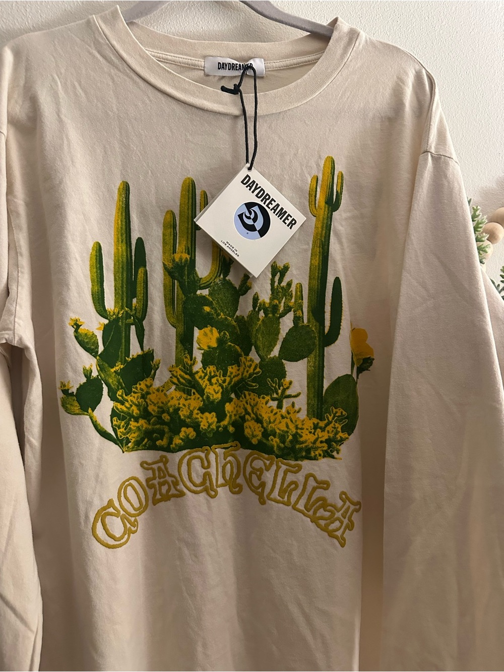 NWT Daydreamer Crew Neck Coachella Long Sleeve Shirt, M - Picture 4 of 13